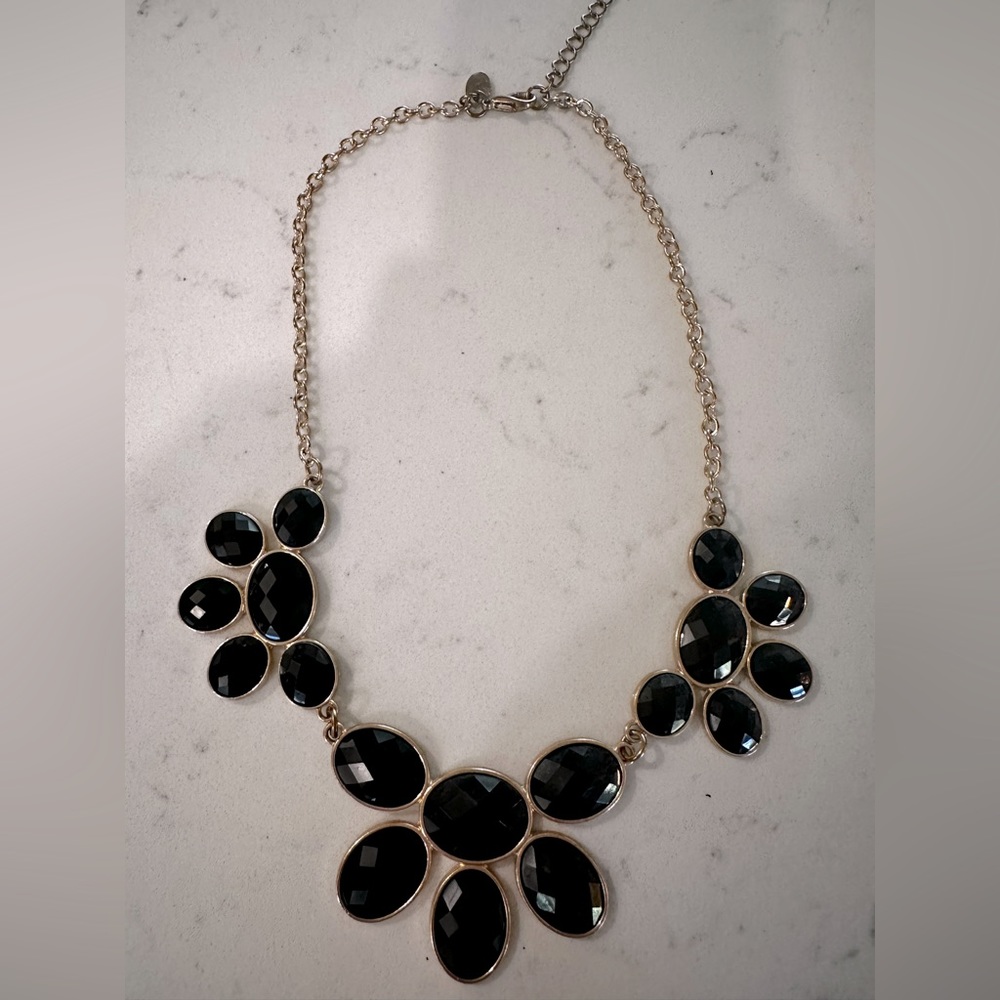 Chunky statement necklace.